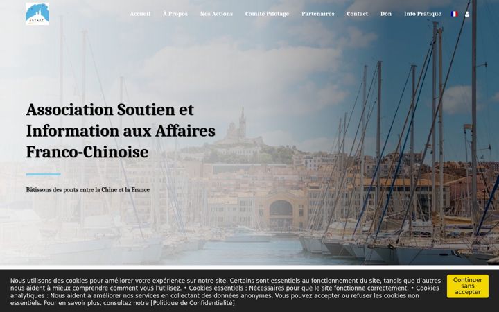 Screenshot of asiafc.fr