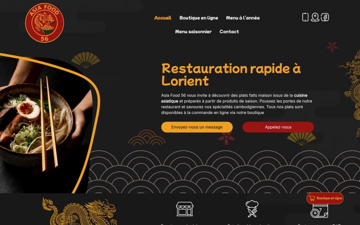 Screenshot of asiafood56.fr