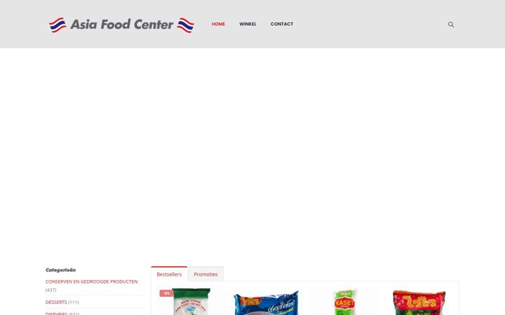 Screenshot of asiafoodcenter.be