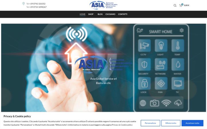 Screenshot of asiaglobalservice.com