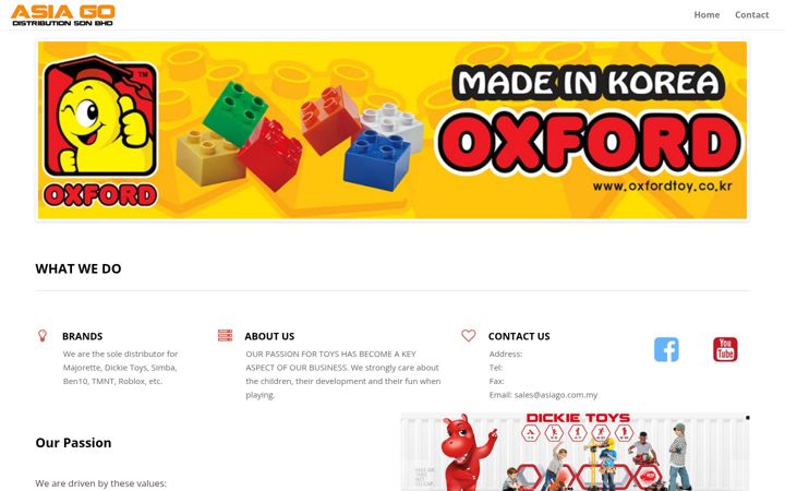 Screenshot of asiago.com.my