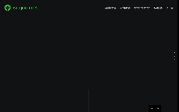 Screenshot ta' asiagourmet.de