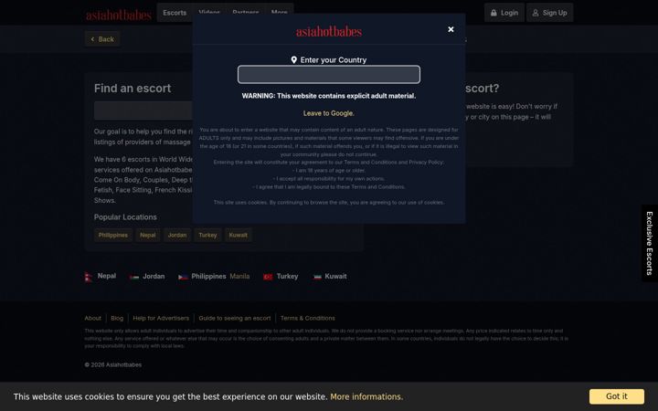 Screenshot of asiahotbabes.com
