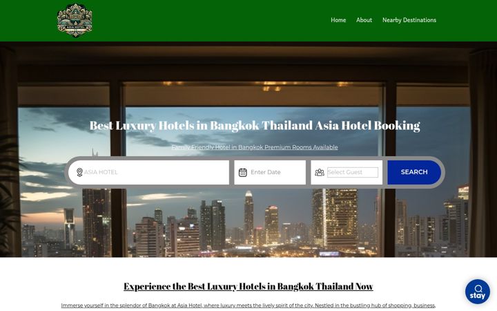 Screenshot of asiahotelvn.com