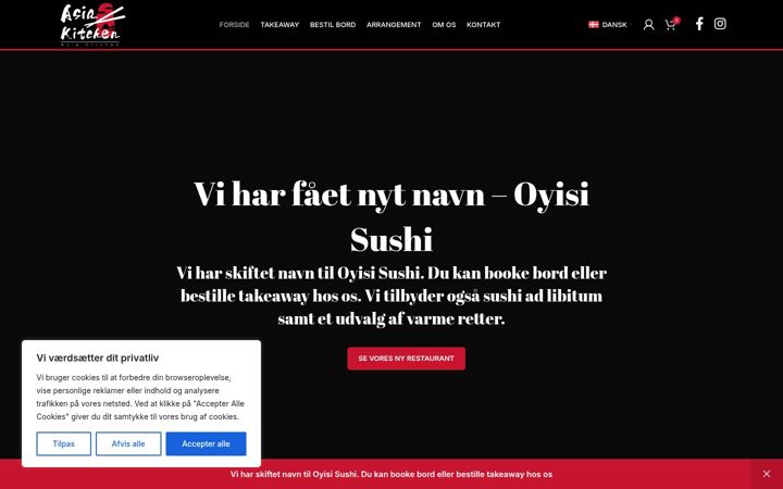 Screenshot of asiakitchen.dk