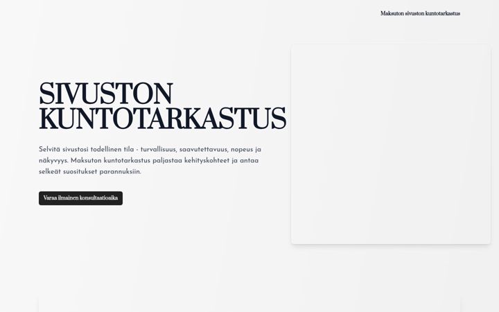 Screenshot of asiakkaitayritykselle.com