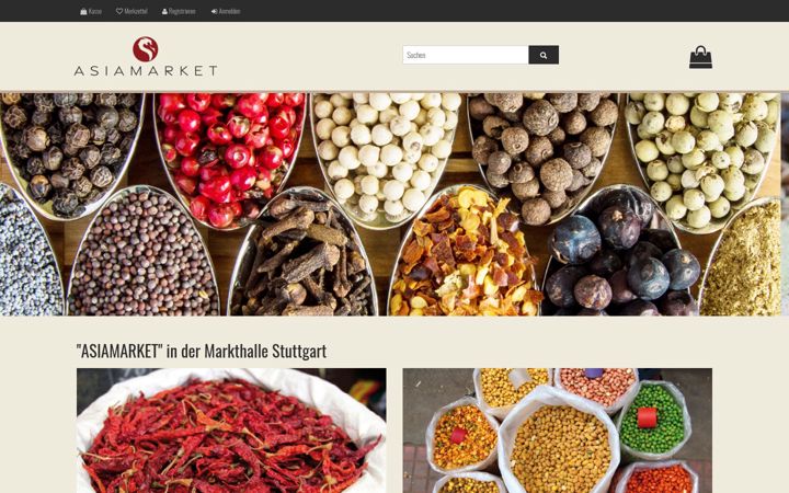 Screenshot of asiamarketstuttgart.de