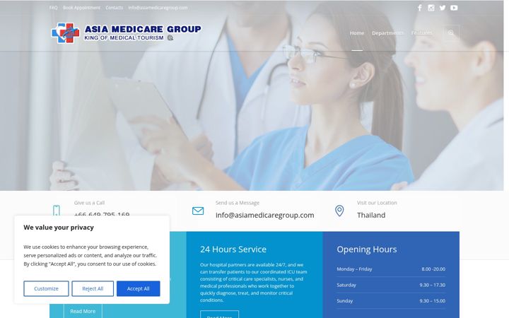 Képernyőkép: asiamedicaregroup.com