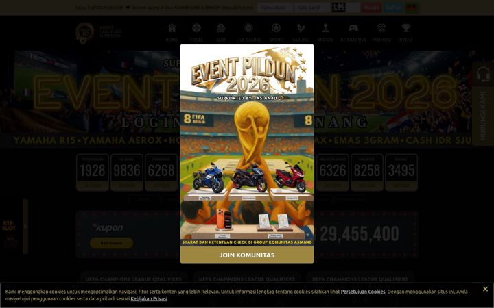 Screenshot of asian4d.com