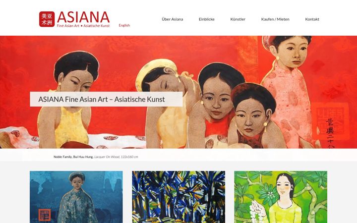 Screenshot of asiana-fineart.com