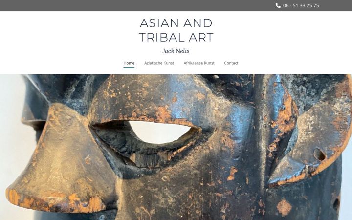 Screenshot of asianandtribalart.com