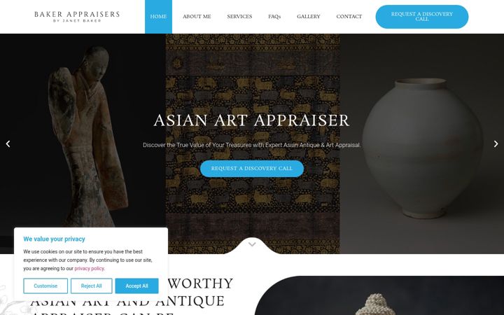 Screenshot of asianantiqueappraisers.com