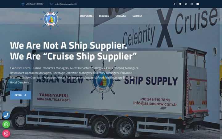 Screenshot of asiancrew.com.tr