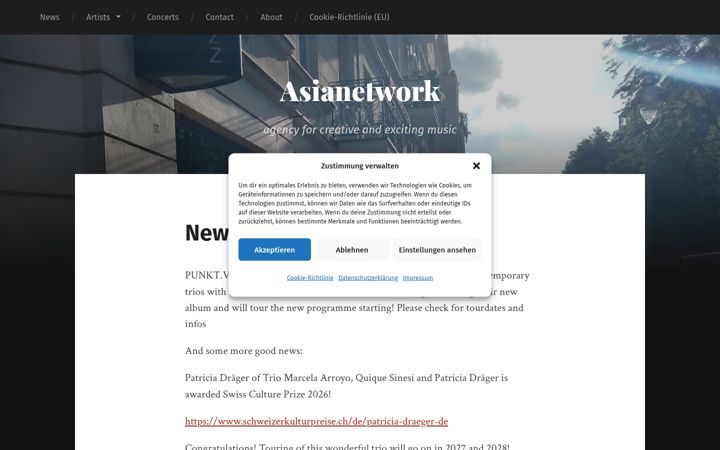 Screenshot of asianetwork.de