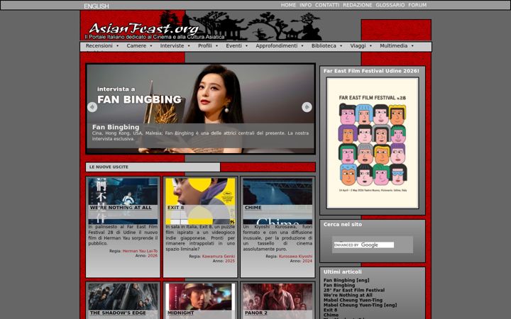 Screenshot of asianfeast.org
