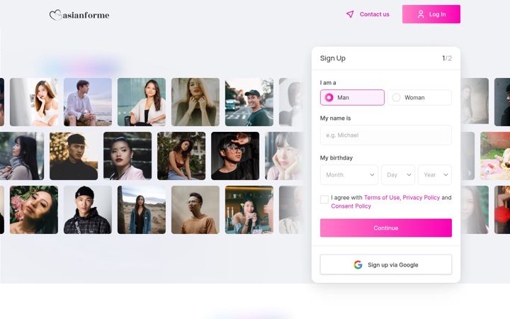 Screenshot of asianforme.com