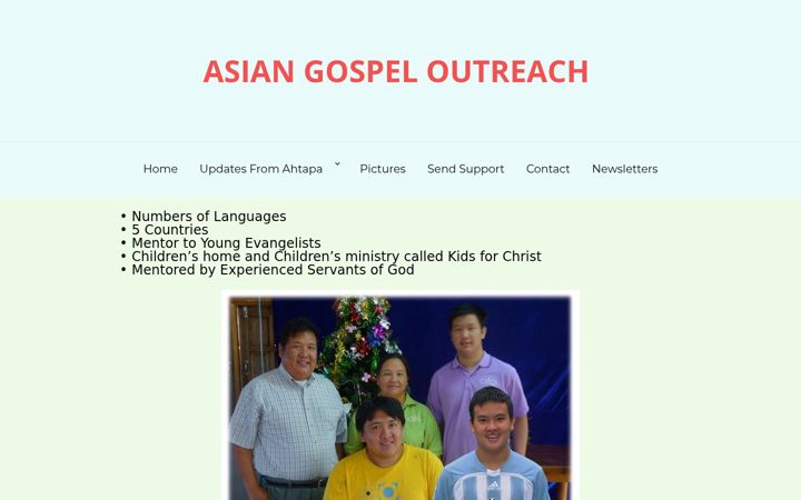 Screenshot of asiangospeloutreach.org