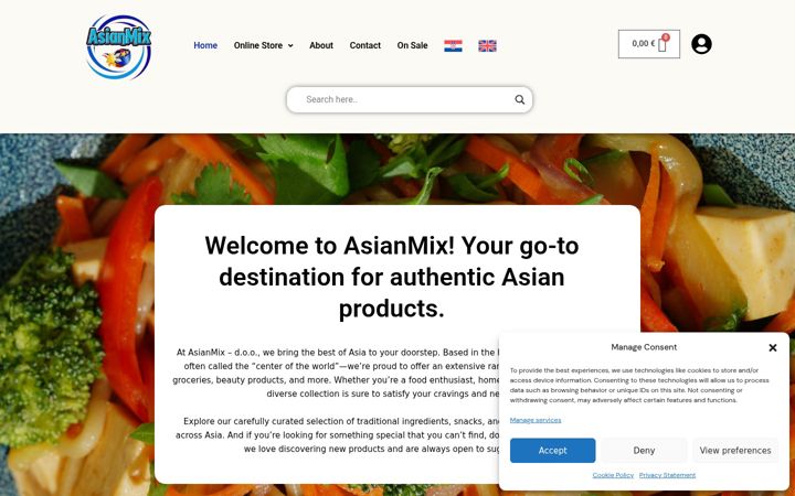 Screenshot of asianmix.hr