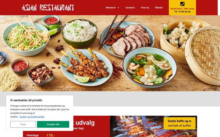 Screenshot of asianrestaurant.nu