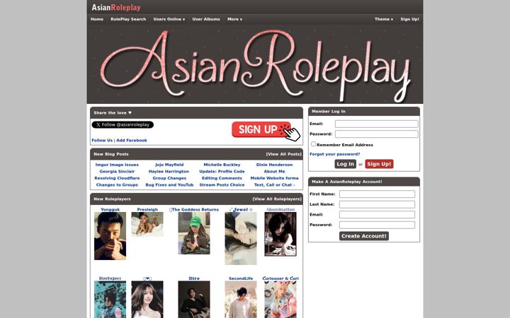 Screenshot of asianroleplay.com