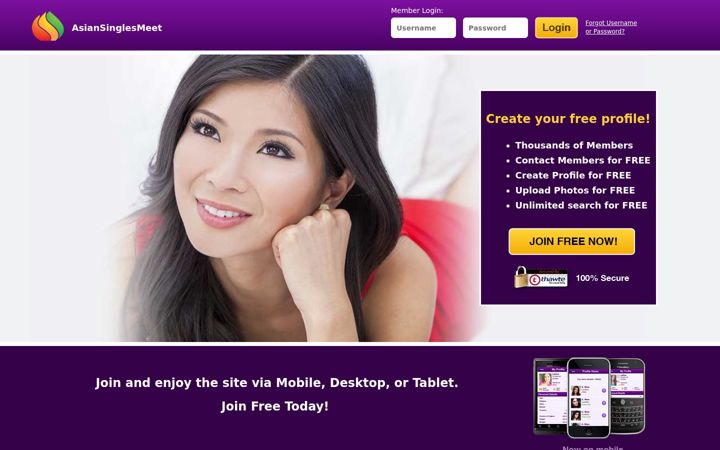 Screenshot of asiansinglesmeet.com