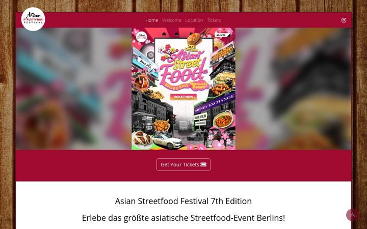 Screenshot of asianstreetfoodfestival.de