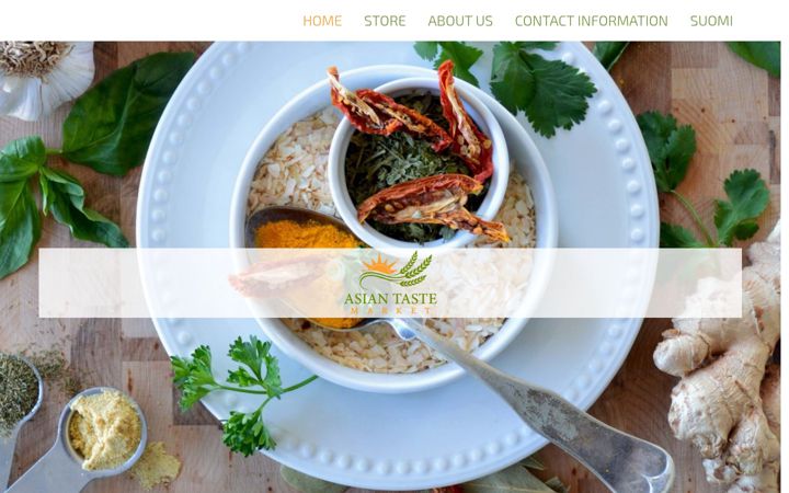 Screenshot of asiantastemarket.fi