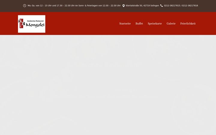 Screenshot of asiarestaurant-mongolei-solingen.de