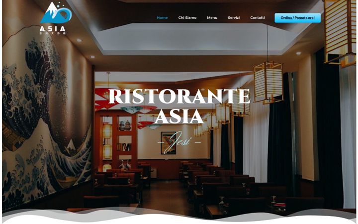 Kuvakaappaus sivustosta asiarestaurant.it