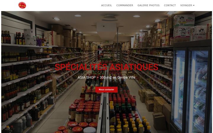 Screenshot of asiashop.fr