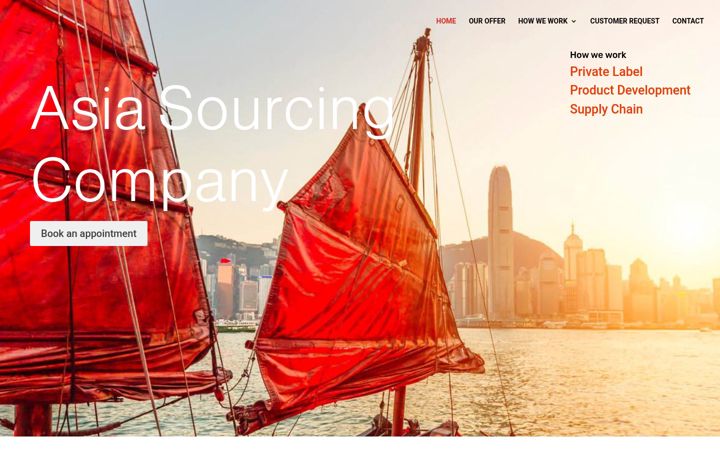 Screenshot of asiasourcingcompany.com