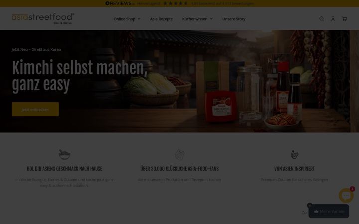 Screenshot of asiastreetfood.com