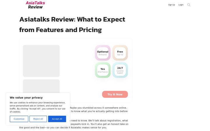 Screenshot of asiatalksreview.com