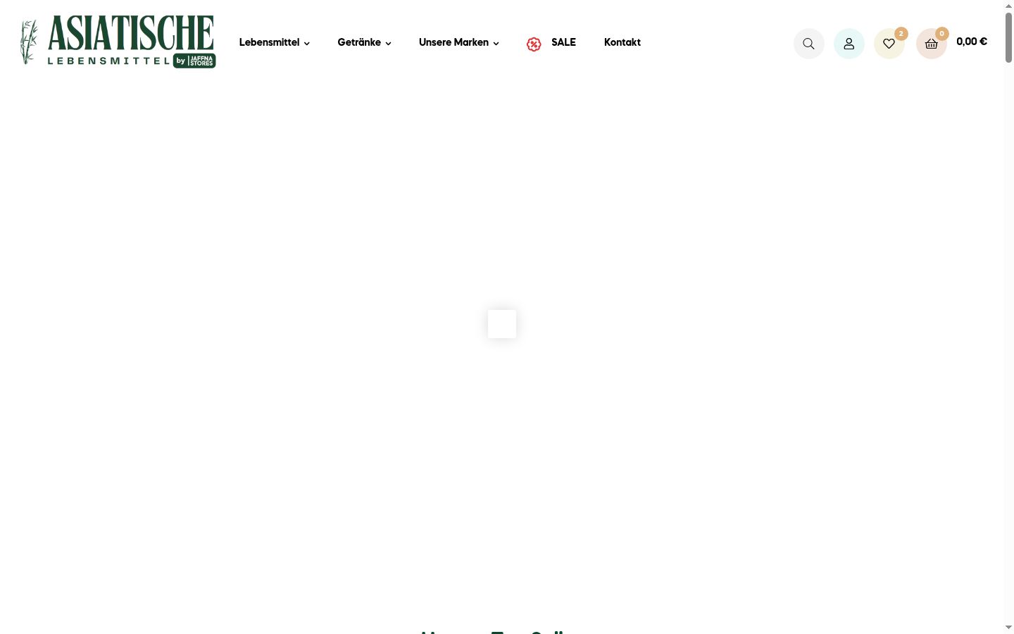 Screenshot des Einwilligungsbanners vor jeglicher Interaktion