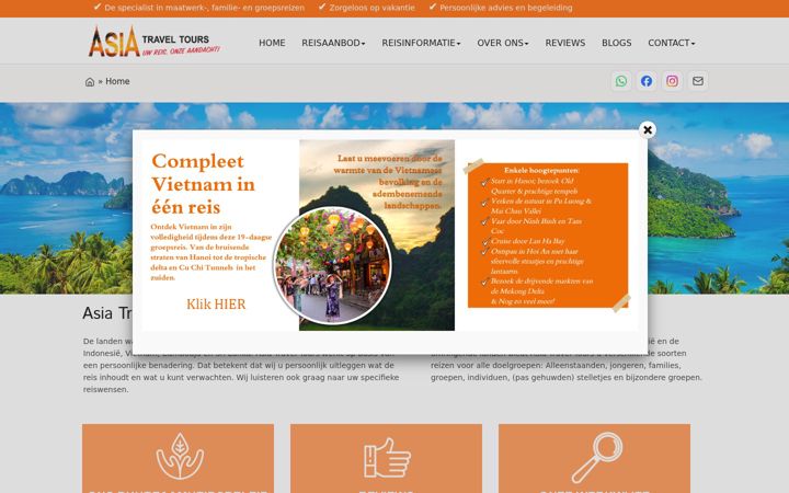 Screenshot of asiatraveltours.nl