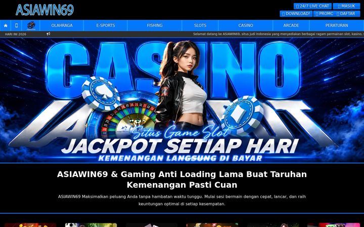 Screenshot of asiawin69.net