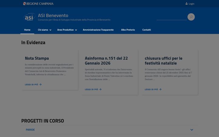 Screenshot of asibn.it