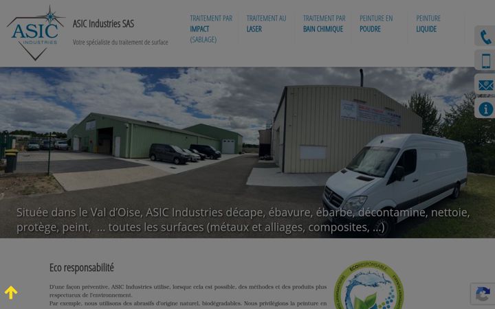 Screenshot of asic-industries.fr