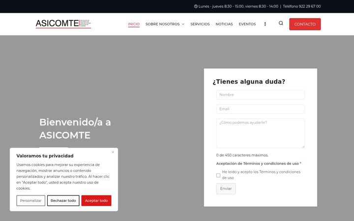 Screenshot of asicomte.es