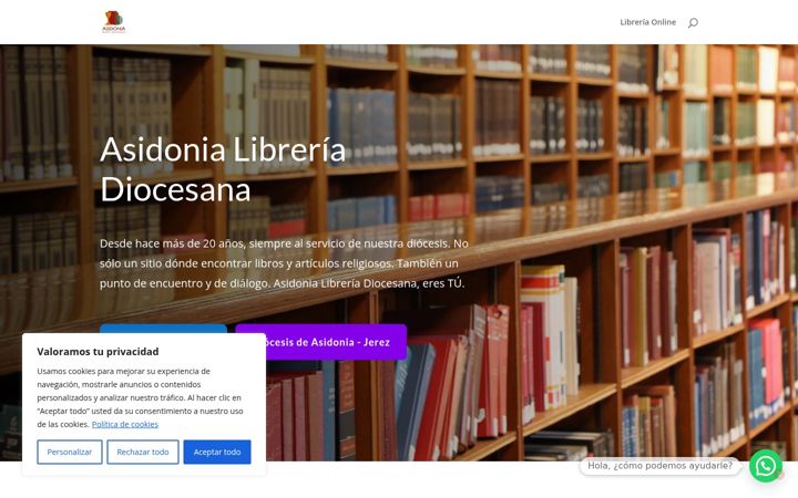 Screenshot of asidonialibreria.com