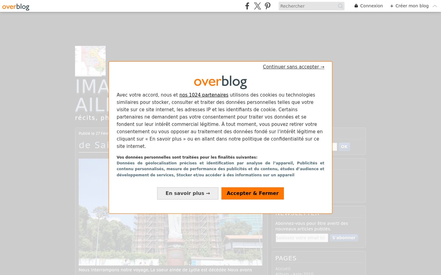 Screenshot tal-banner tal-kunsens muri qabel kwalunkwe interazzjoni