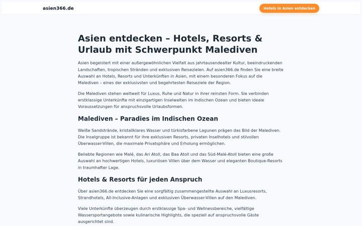Screenshot ta' asien366.de