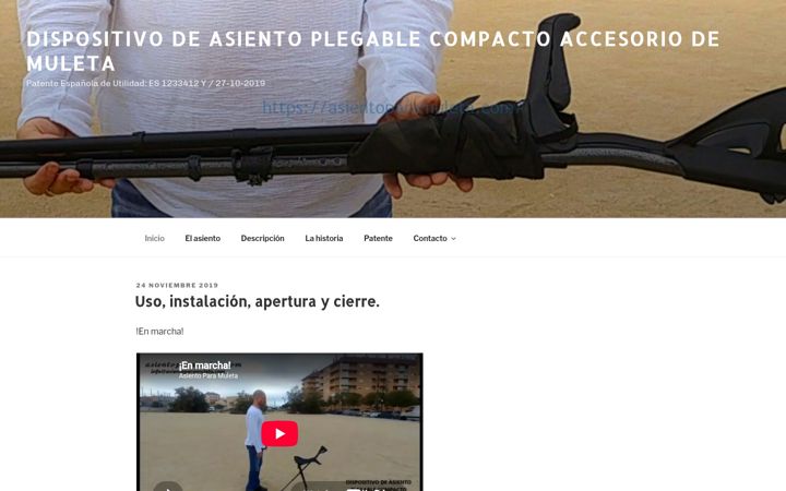 Screenshot of asientoparamuleta.com