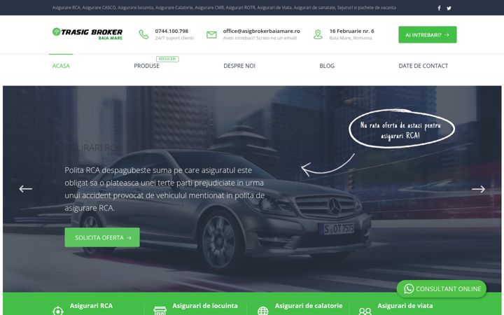 Screenshot of asigbrokerbaiamare.ro