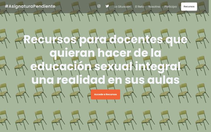 Screenshot of asignaturapendiente.com