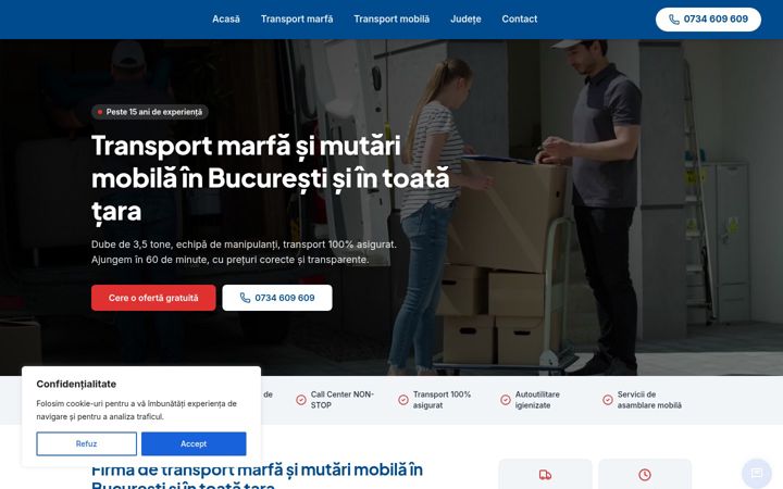 Screenshot of asigurtransport.ro