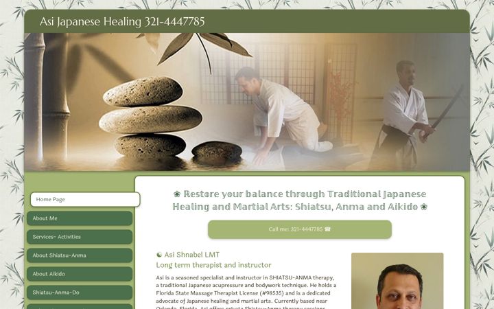 Screenshot of asijapanesehealing.com