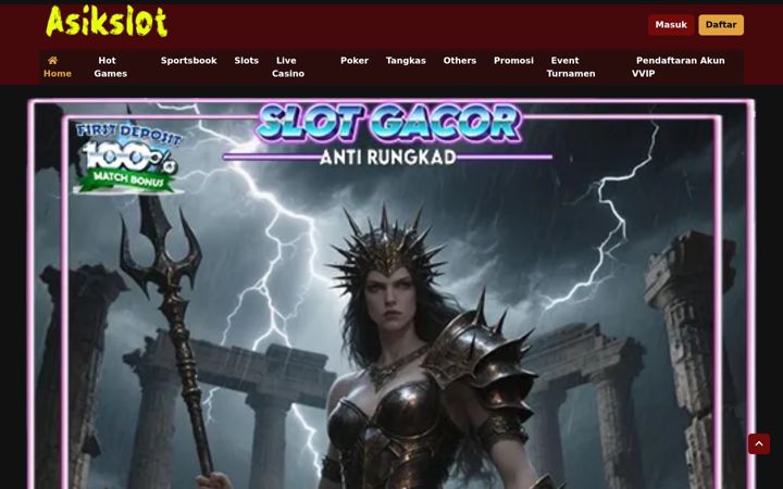 Screenshot of asik-slot.com