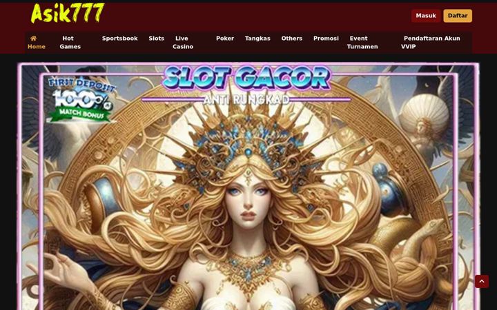 Screenshot of asik777-slot.com