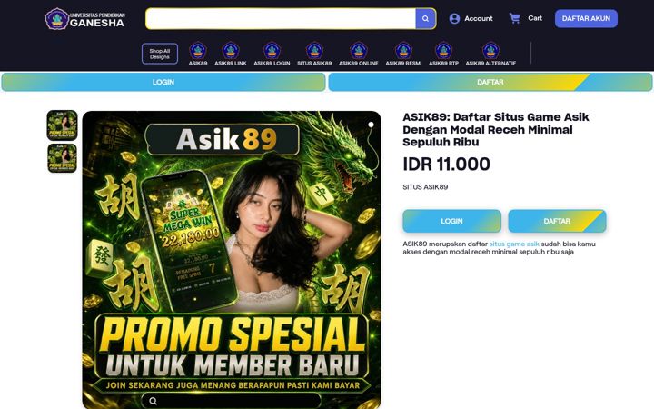 Screenshot of asik89.it.com